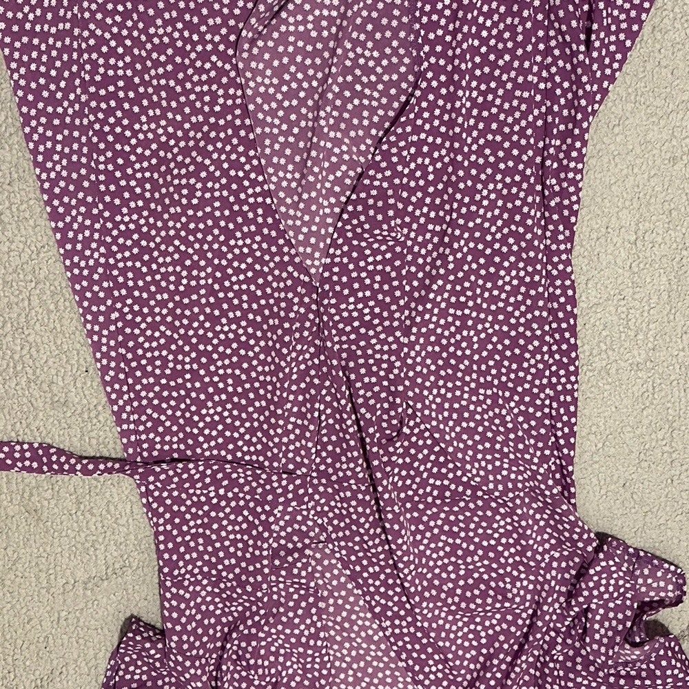 SHEIN Purple Polka Dot Bodysuit